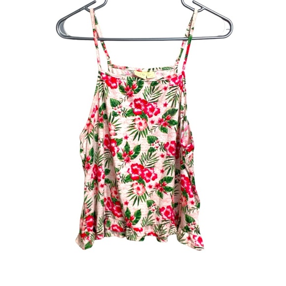 Lucy & Laurel NWOT Soft  Summer PJ Set, Adjustable Straps, Stretch, Floral - Picture 1 of 15